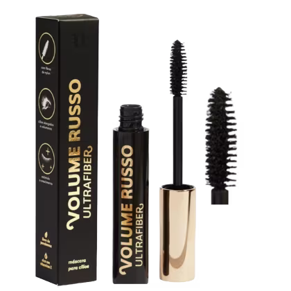 Imagem do produto Dailus Volume Russo Ultrafiber Preto - Máscara de Cílios 6g
