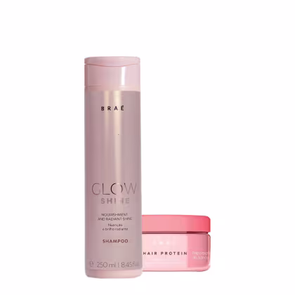 Imagem do produto Kit Braé Glow Shine Shampoo e Hair Protein  (2 Produtos)