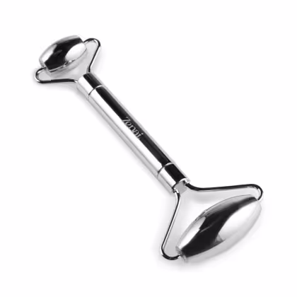Imagem do produto Rolo Massageador Facial Inox Rolinho Roller pra Rosto - Zenai