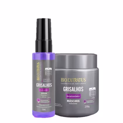 Imagem do produto Kit Bio Extratus Grisalhos Desamarelador Duo (2 Produtos)