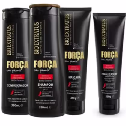 Imagem do produto Kit Bio Extratus Força com Pimenta Tratamento (4 Produtos)