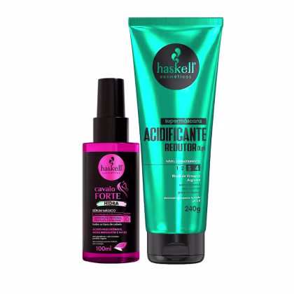 Imagem do produto Haskell Sérum Mágico Brilho + Supermáscara Acidificante 240g
