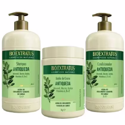 Imagem do produto Kit Bio Extratus Jaborandi Antiqueda Salon Trio (3 Produtos)