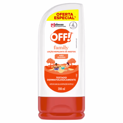 Imagem do produto Repelente de Insetos Off! Family Loção com 200ml