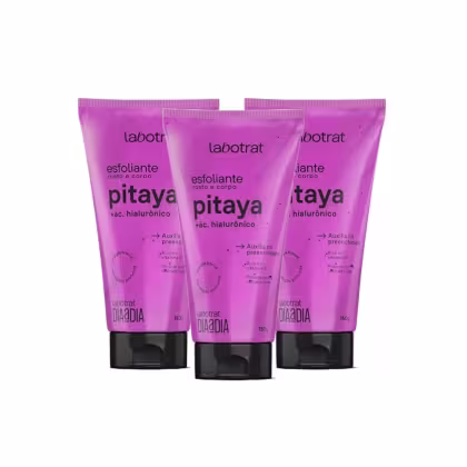 Imagem do produto Kit Esfoliante Facial E Corporal Labotrat Pitaya com Acido Hialuronico 150Gr (03 unidades)