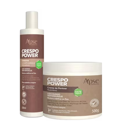 Imagem do produto Apse Crespo Power Gelatina e Creme de Pentear