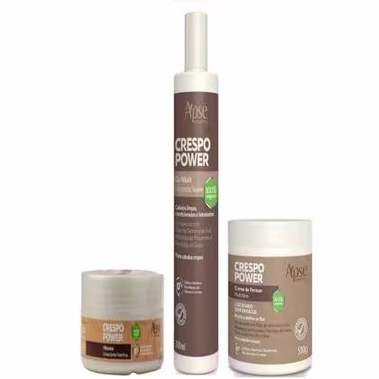 Imagem do produto Apse Crespo Power Co Wash e Creme de Pentear e Máscara