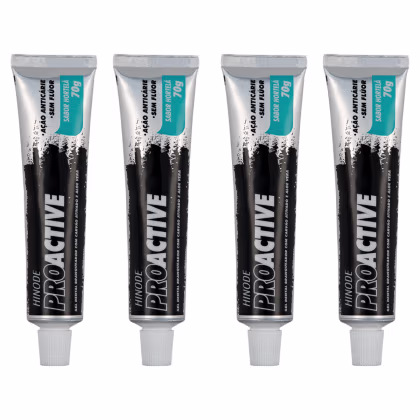 Imagem do produto Kit Gel Dental Carvão Ativado + Aloe Vera Pro Active c/ 4