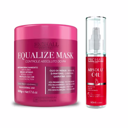 Imagem do produto Máscara Equalize Mask Prohall 500g + Sérum Absolut Oil 60ml