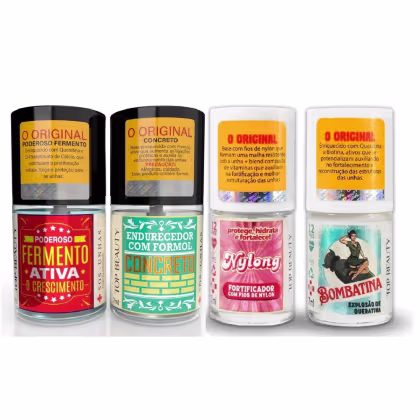 Imagem do produto Tratamento Fortalecedor Para Unhas Top Beauty S.O.S Unhas  (4 Produtos)