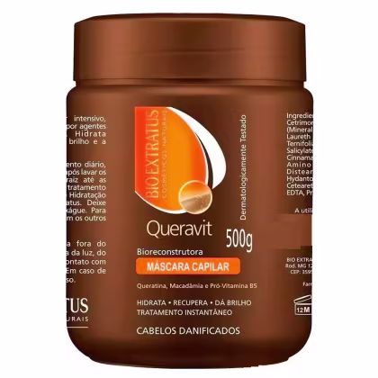 Imagem do produto Bio Extratus Queravit - Máscara Capilar 500g