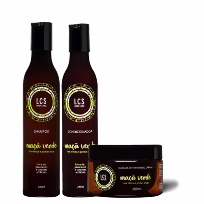 Imagem do produto Kit LCS Hair Care Maçã Verde (3 Produtos)