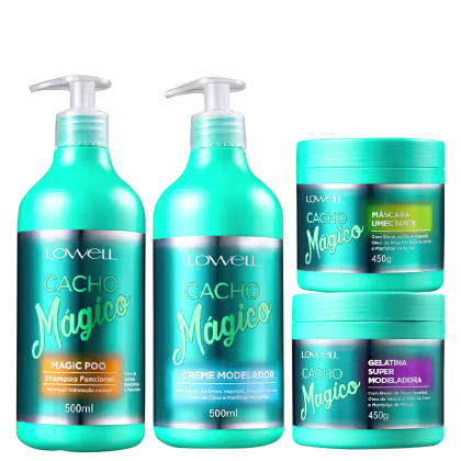 Imagem do produto Kit Lowell Cacho Mágico Salon (4 Produtos)