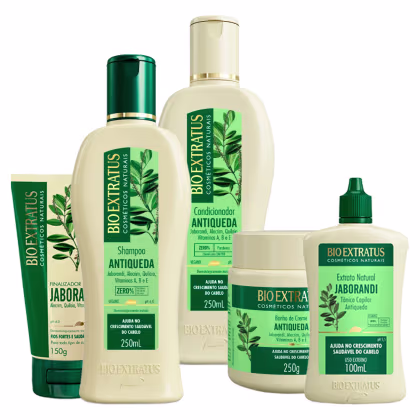 Imagem do produto Kit Bio Extratus Jaborandi Antiqueda Completo Home Care (5 Produtos)