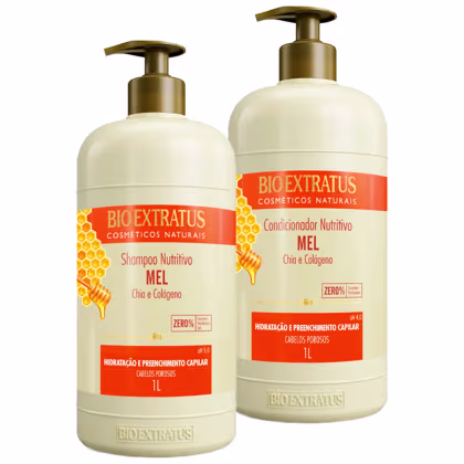 Imagem do produto Kit Bio Extratus Mel Salão Dupla Nutrição (2 Produtos)