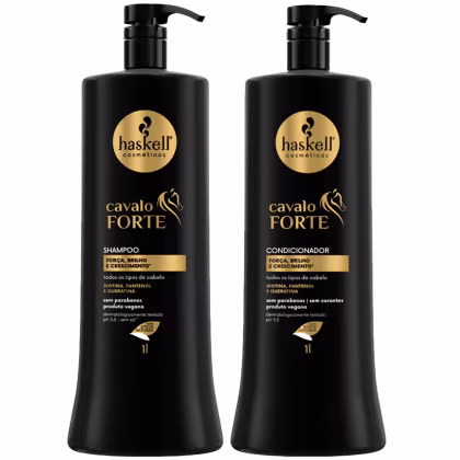Imagem do produto Kit Haskell Cavalo Forte Shampoo E Condicionador 1 Litro