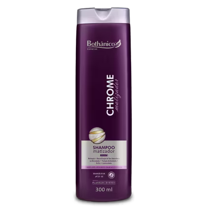 Imagem do produto Bothânico Cosméticos Shampoo Chrome Matizador 300ml