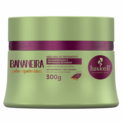 Imagem do produto Máscara de Hidratação Haskell Bananeira Pós Química 300g