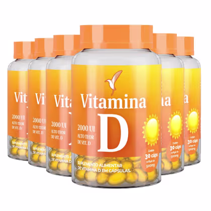 Imagem do produto Vitamina D Para Imunidade 180 Dias 180 Caps Eleve Life