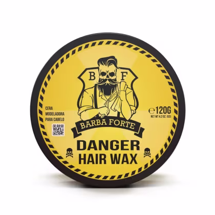 Imagem do produto Cera Modeladora Para Cabelo Efeito Brilho Danger 120g - Barba Forte