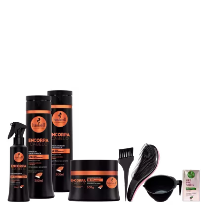 Imagem do produto Kit Haskell Encorpa Cabelo 300ml 4 Produtos +Kit Presente