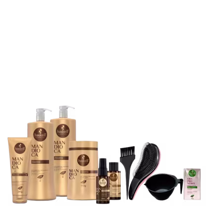 Imagem do produto Kit Haskell Mandioca 6 Produtos 1 Litro +Kit Presente