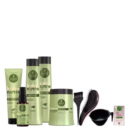 Imagem do produto Kit Haskell Hidranutre Completo 5 Itens 500ml +Kit Presente
