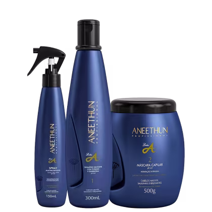 Imagem do produto Kit Aneethun Linha A Shampoo 300ml + Máscara 500g + Multibenefícios 150ml