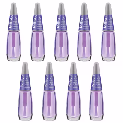 Imagem do produto Kit Esmalte Verniz Impala Extra Brilho 7,5ml C/9