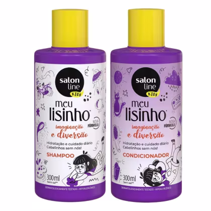 Imagem do produto Shampoo + Condicionador Salon Line Kids Meu Lisinho Imaginação e Diversão 300ml