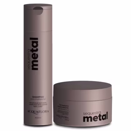 Imagem do produto Shampoo + Tratamento Condicionante Acquaflora Sequestra Metal