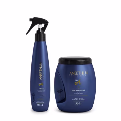 Imagem do produto Kit Aneethun Linha A Máscara 500g + Spray Multibenefícios 150ml