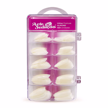 Imagem do produto Arte Sedução Almond Amendoadas - Unhas Postiças (100 Unidades)