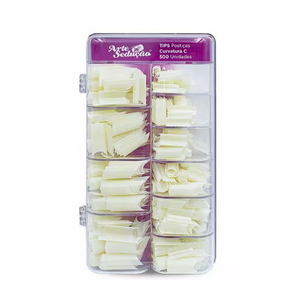 Imagem do produto Arte Sedução Curvatura C - Tips Unhas Postiças (500 Unidades)