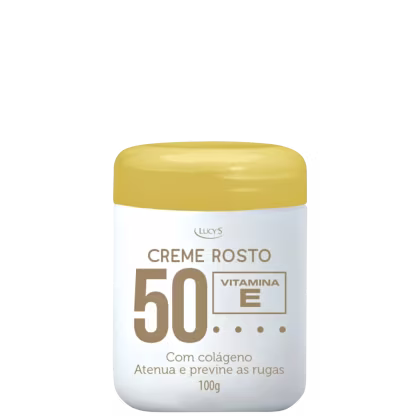 Imagem do produto Creme para o Rosto 50 com Colágeno e Vitamina E - Creme Facial 100g