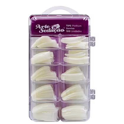 Imagem do produto Arte Sedução Sorriso - Tips Unhas Postiças (100 Unidades)