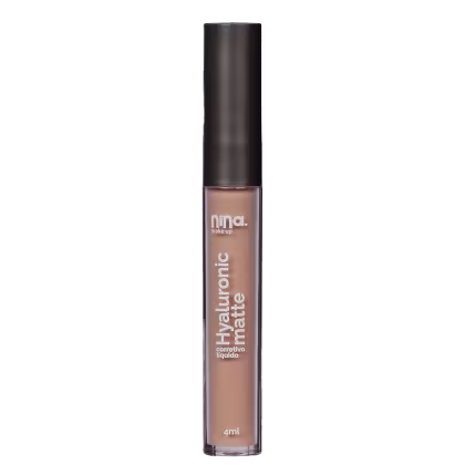 Corretivo Líquido Nina Makeup Hyaluronic Matte de 4ml