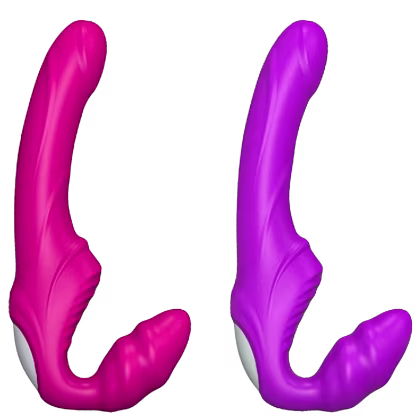 Imagem do produto Strapless Duplo Nana Recarregável com 9 Vibrações - Pink