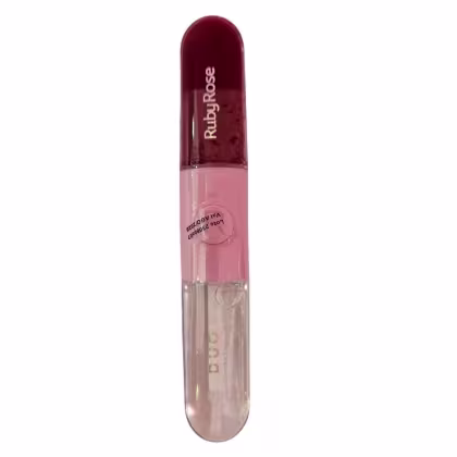 Imagem do produto BATOM E GLOSS LIQUIDO DUO Cor: LD10  RUBYROSE