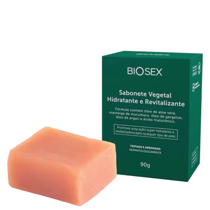Imagem do produto A Sós Biosex Hidratante e Revitalizante - Sabonete Vegetal em Barra 90g
