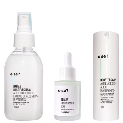 Imagem do produto Kit Hidrata - Hidratante Booster 360º 30ml + Sérum Niacinamida 10% 30ml + Bruma Multifuncional 150ml