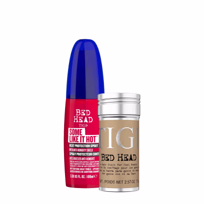 Imagem do produto Kit TIGI Bed Head Hair Stick Cera em Bastão e Some Like It Hot Protetor Térmico (2 produtos)