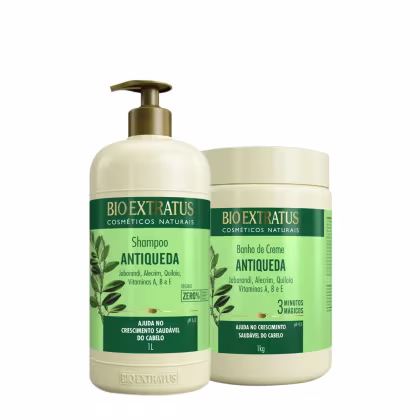Imagem do produto Kit Bio Extratus Salon Duo Jaborandi Antiqueda (2 Produtos)