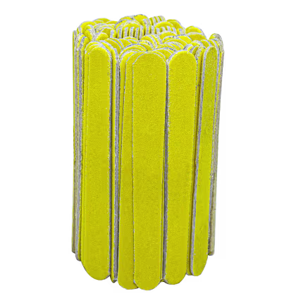 Imagem do produto Kit Arte Sedução Mini Lixas Canário Descartáveis 8cm (100 Unidades)