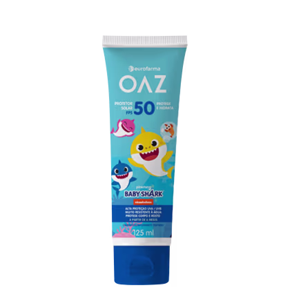 Imagem do produto Eurofarma OAZ Baby Shark FPS 50 - Protetor Solar 125ml
