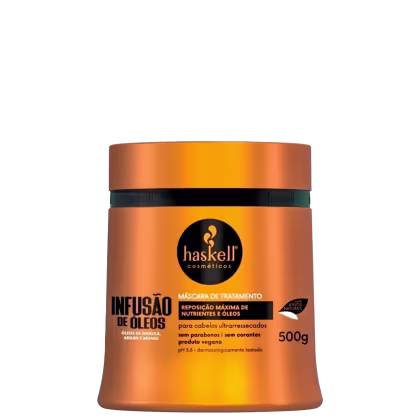Máscara capilar da linha Infusão de Óleos da marca Haskell