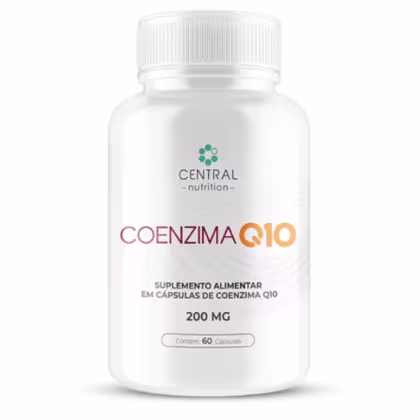 Imagem do produto Coenzima Q10 200mg 60 caps. Central Nutrition