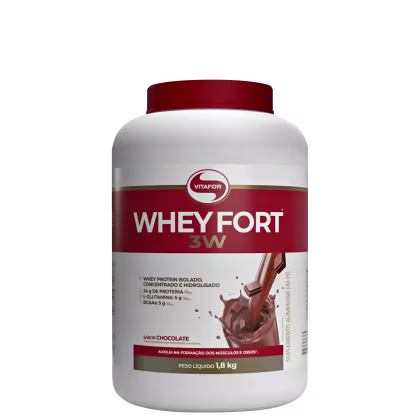 Imagem do produto Whey Fort 1,8kg Chocolate Vitafor