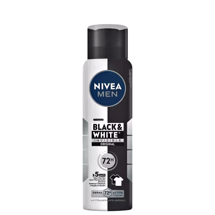 Imagem do produto NIVEA MEN Invisible Black & White Original - Desodorante Antitranspirante Aerossol 150ml
