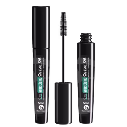 O produto apresentado na imagem é o Tratamento Nutricilios da marca Oleoterapia Brasil. Um dos frascos exibe um aplicador.